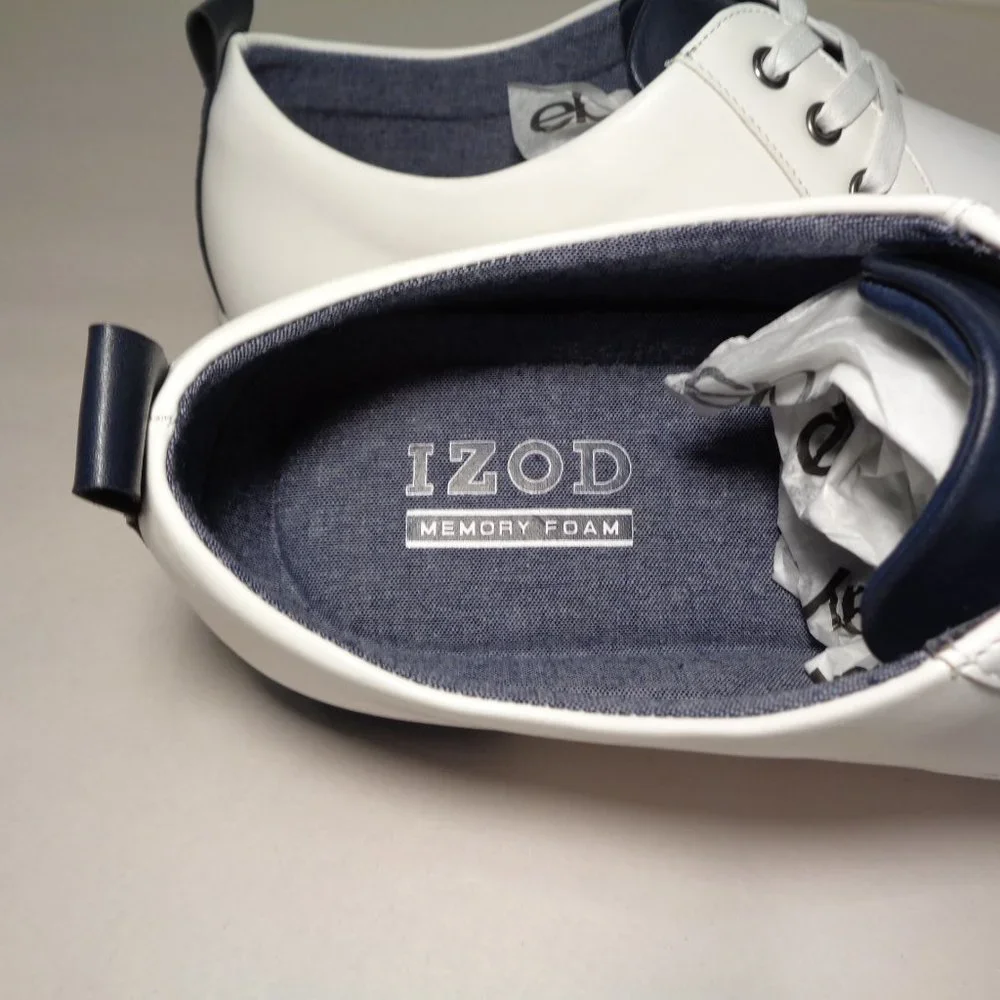 IZOD Size 11 M ISAAC White Sneakers New Men's Shoes